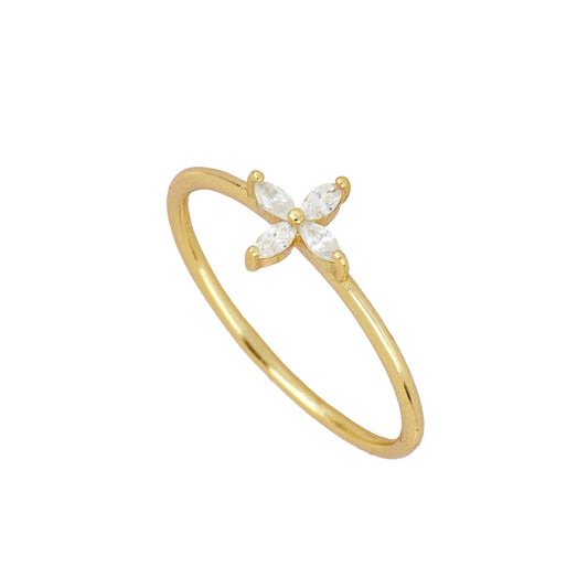 Anel Flor Minimalista