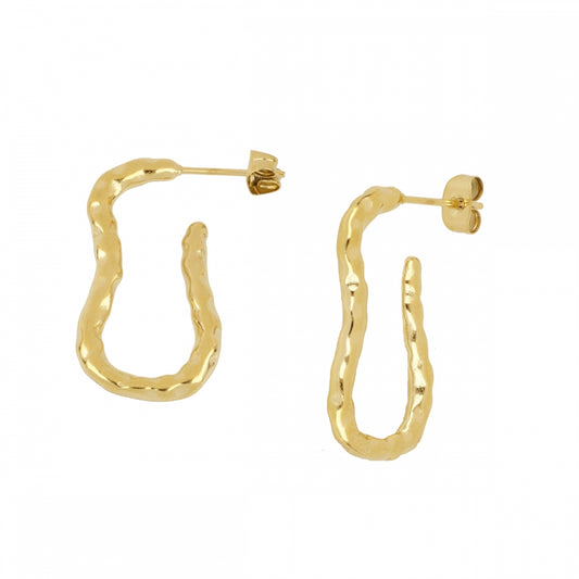 Brinco Martelé em Aço Inox