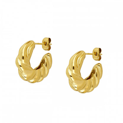 Brinco Trançado em Aço