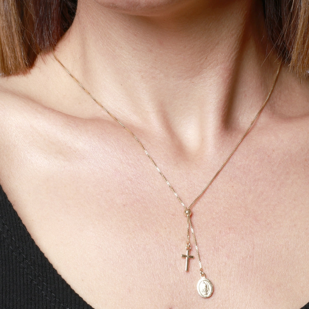 Gargantilha com Pingentes N. S Guadalupe